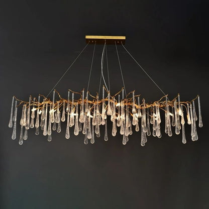 Aqua Makrama Branch Chandeliers - Zelno Lighting