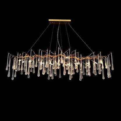 Aqua Makrama Branch Chandeliers - Zelno Lighting