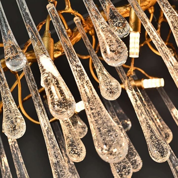 Aqua Makrama Branch Chandeliers - Zelno Lighting
