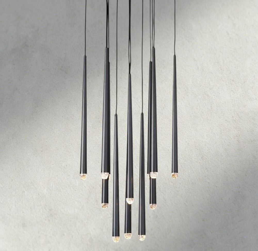 Aquitaines Round Chandelier 18", 24", 30", 48" - Zelno