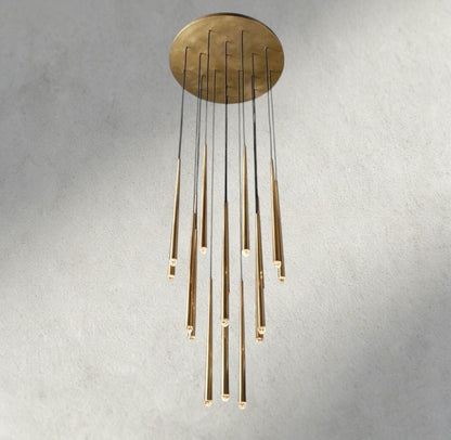 Aquitaines Round Chandelier 18", 24", 30", 48" - Zelno