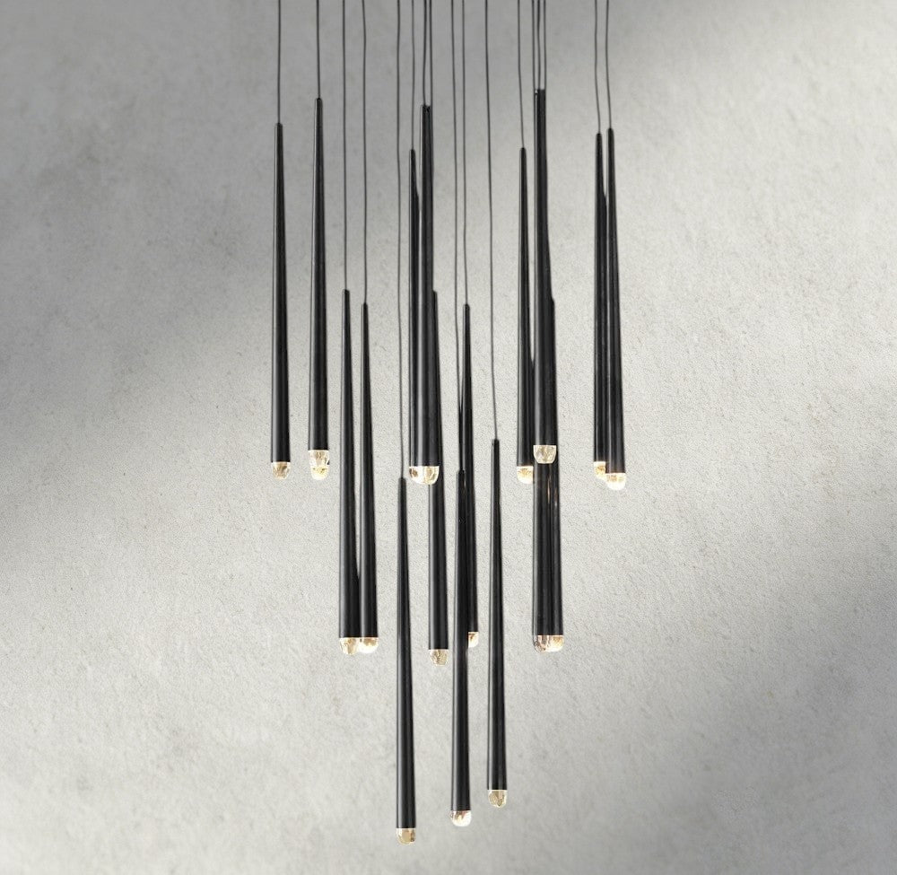 Aquitaines Round Chandelier 18", 24", 30", 48" - Zelno