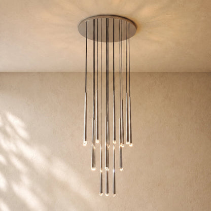 Aquitaines Round Chandelier 18", 24", 30", 48" - Zelno