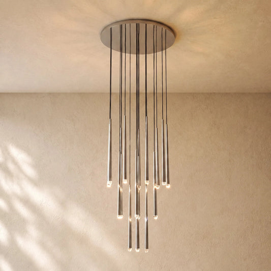 Aquitaines Round Chandelier 18", 24", 30", 48" - Zelno