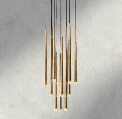 Aquitaines Round Chandelier 18", 24", 30", 48" - Zelno