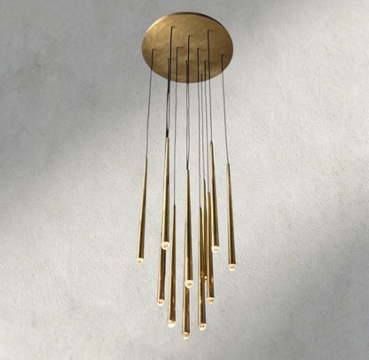 Aquitaines Round Chandelier 18", 24", 30", 48" - Zelno
