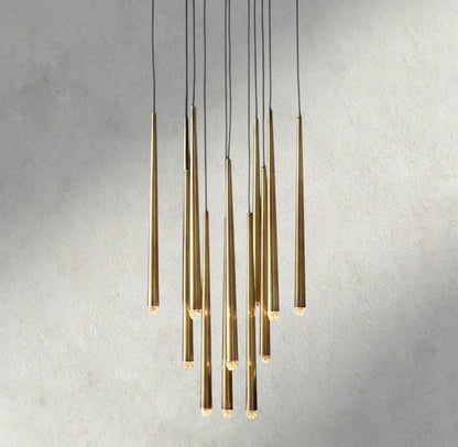 Aquitaines Round Chandelier 18", 24", 30", 48" - Zelno