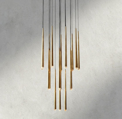 Aquitaines Round Chandelier 18", 24", 30", 48" - Zelno