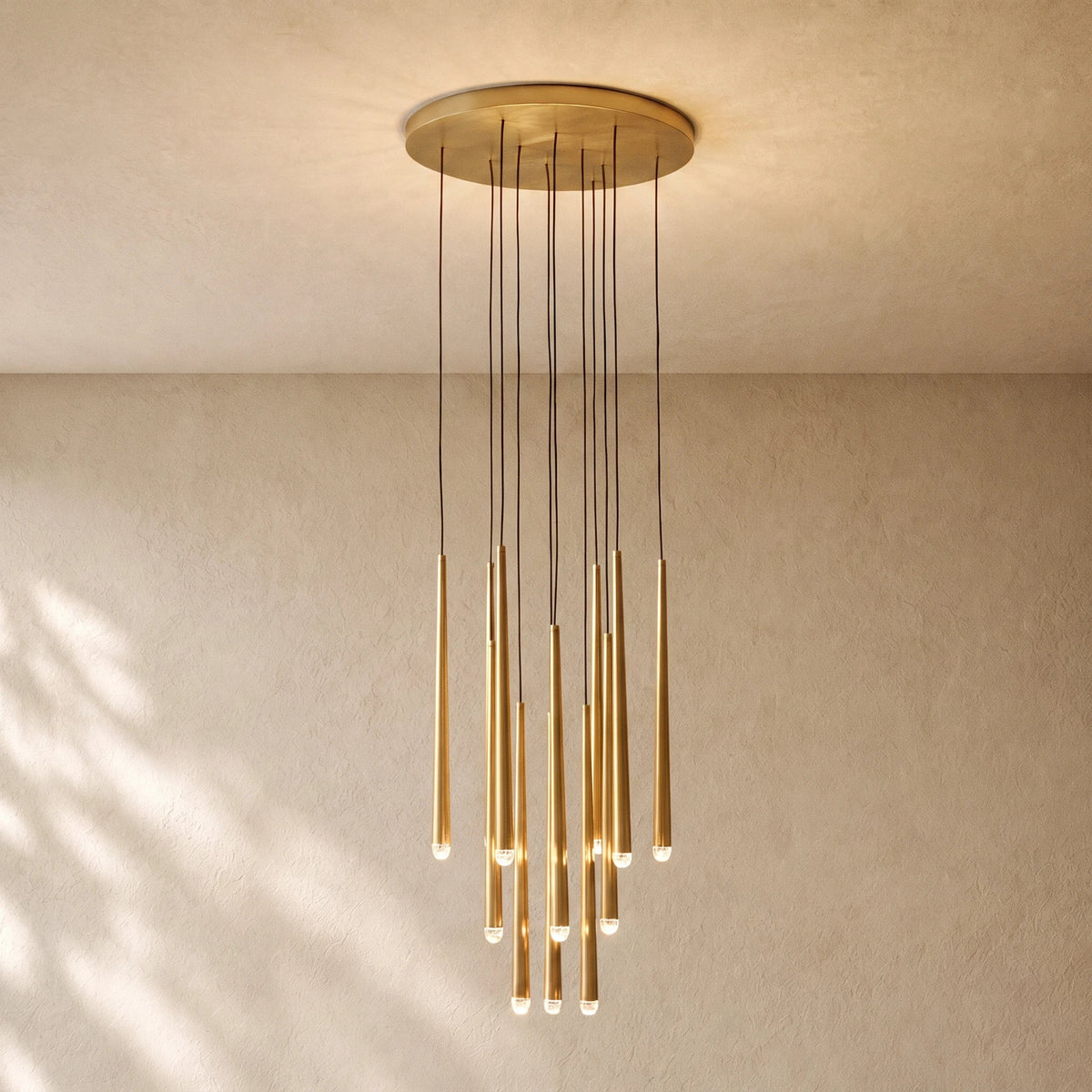 Aquitaines Round Chandelier 18", 24", 30", 48" - Zelno