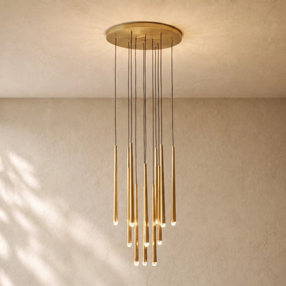 Aquitaines Round Chandelier 18", 24", 30", 48" - Zelno