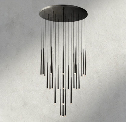 Aquitaines Round Chandelier 18", 24", 30", 48" - Zelno