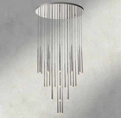 Aquitaines Round Chandelier 18", 24", 30", 48" - Zelno