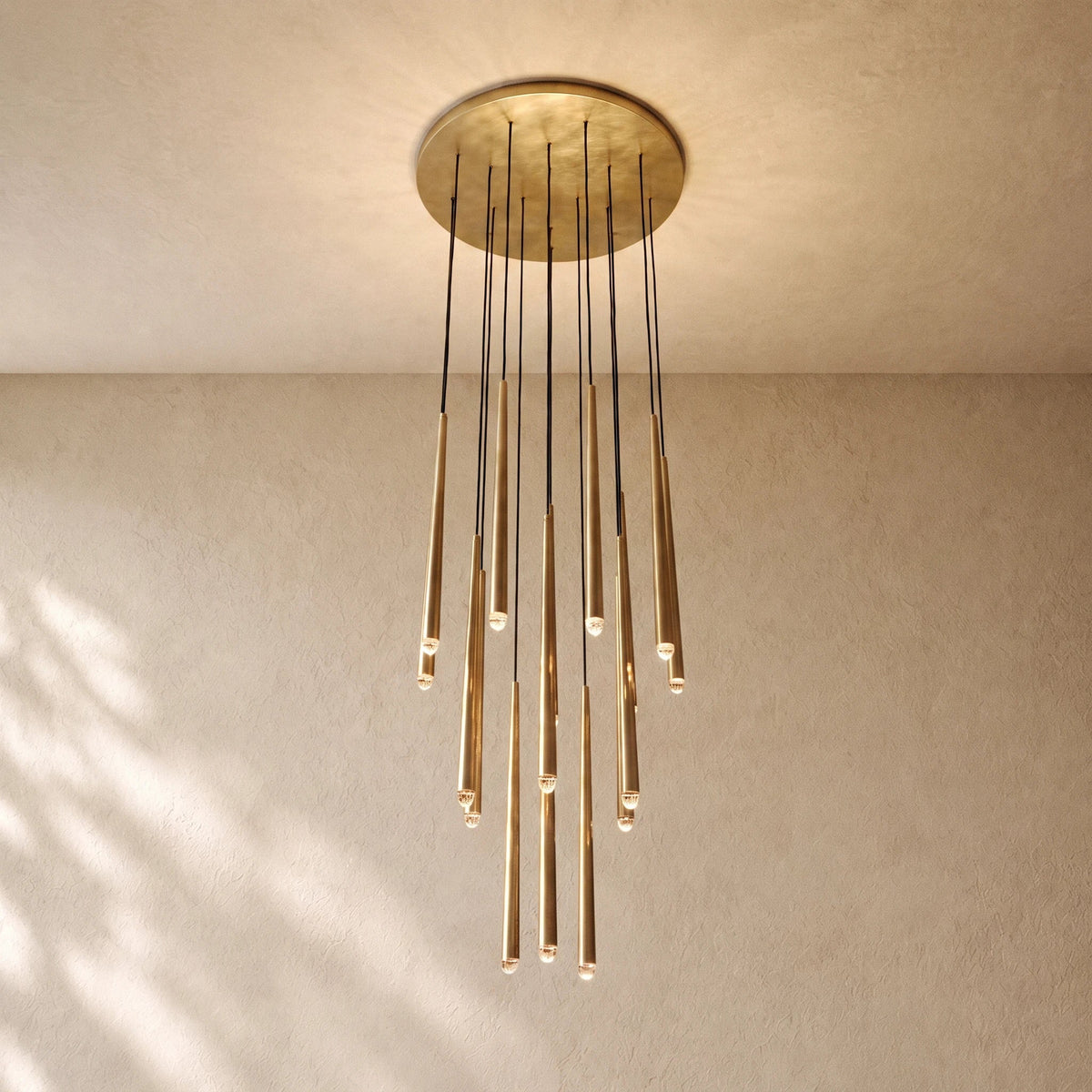 Aquitaines Round Chandelier 18", 24", 30", 48" - Zelno