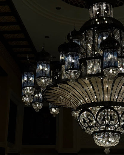 Arabian Nights Ornate Elegance Chandelier for High-ceiling - Zelno Lighting