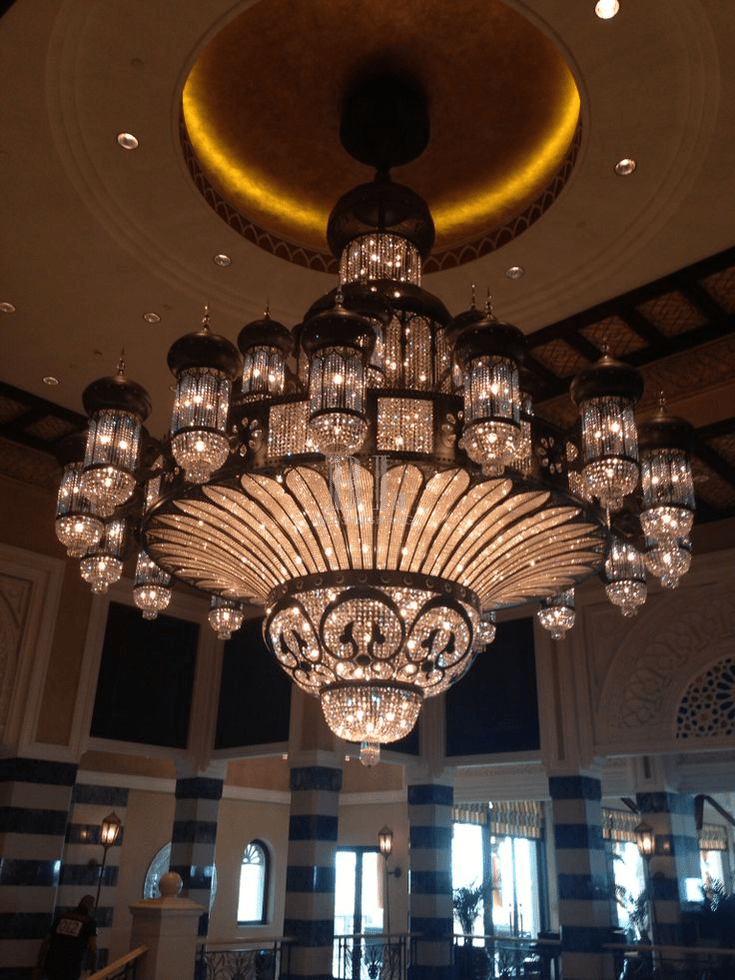 Arabian Nights Ornate Elegance Chandelier for High-ceiling - Zelno Lighting