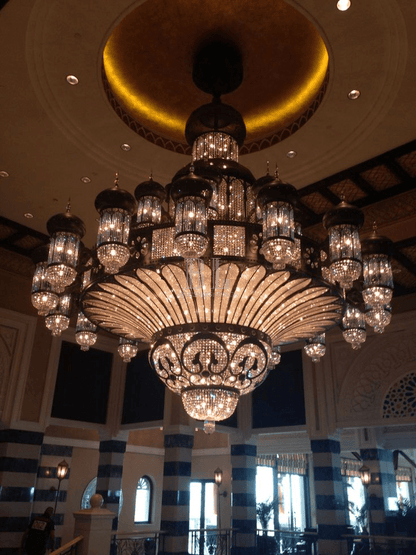 Arabian Nights Ornate Elegance Chandelier for High-ceiling - Zelno Lighting