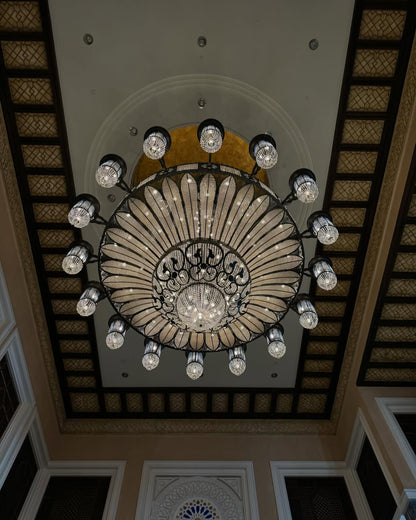 Arabian Nights Ornate Elegance Chandelier for High-ceiling - Zelno Lighting