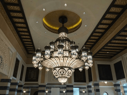 Arabian Nights Ornate Elegance Chandelier for High-ceiling - Zelno Lighting