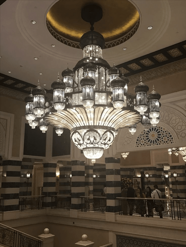 Arabian Nights Ornate Elegance Chandelier for High-ceiling - Zelno Lighting