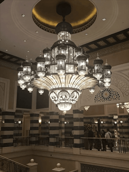 Arabian Nights Ornate Elegance Chandelier for High-ceiling - Zelno Lighting
