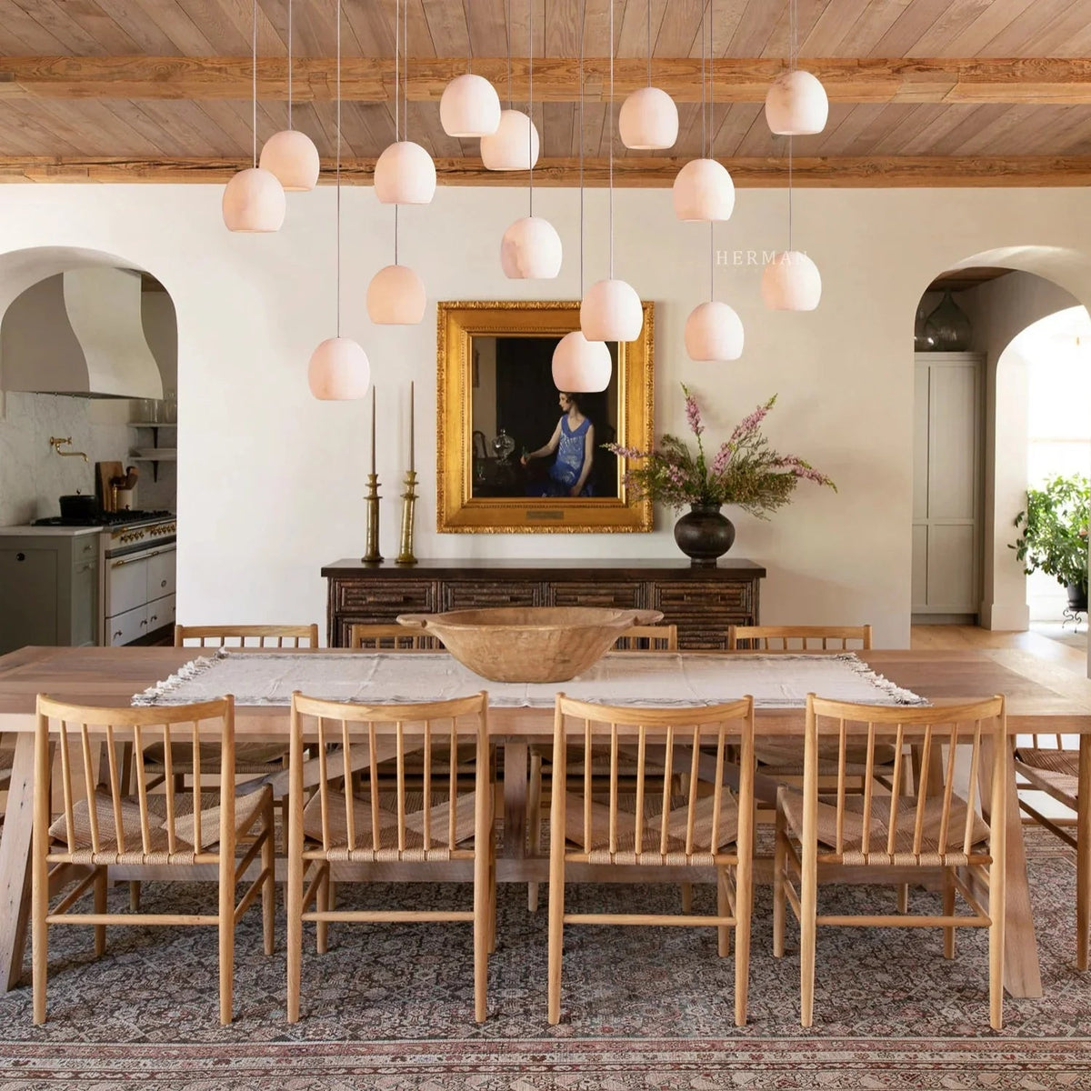 Arica Rectangular Chandelier - Zelno