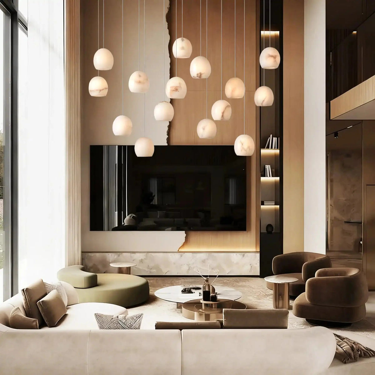 Arica Rectangular Chandelier - Zelno