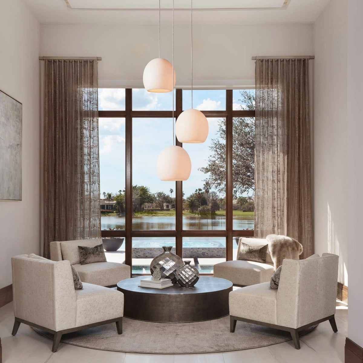 Arica Round Chandelier - Zelno