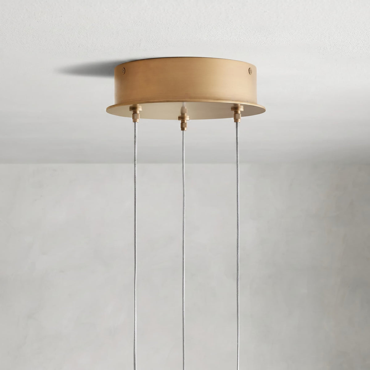 Arica Round Gold Chandelier with Natural Alabaster Stone Shades - zelnolighting