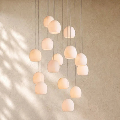 Arican Round Alabaster Chandelier - Zelno