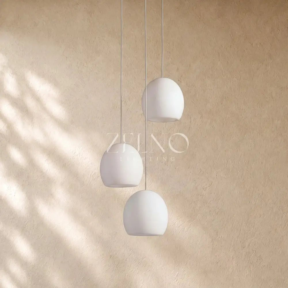Arican Round Alabaster Chandelier - Zelno