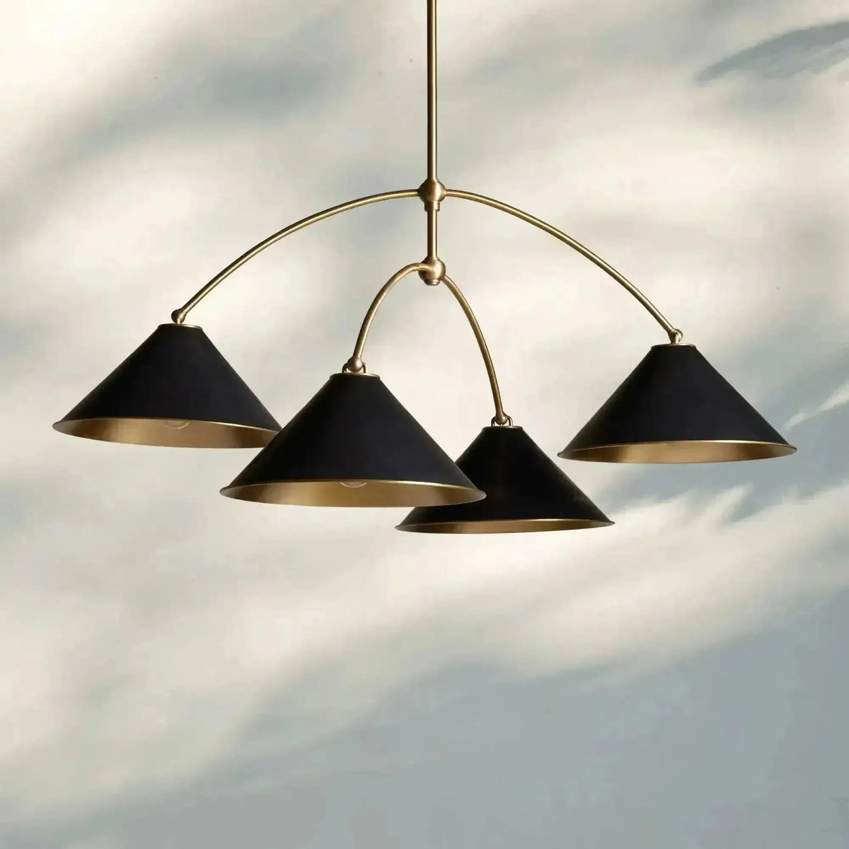 Arno 4-Light Round Chandelier - Zelno Lighting
