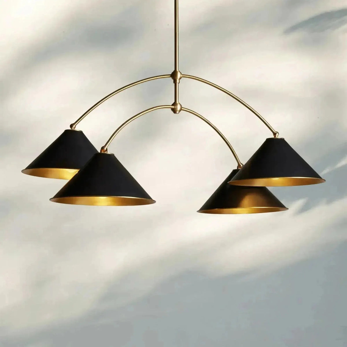 Arno 4-Light Round Chandelier - Zelno Lighting