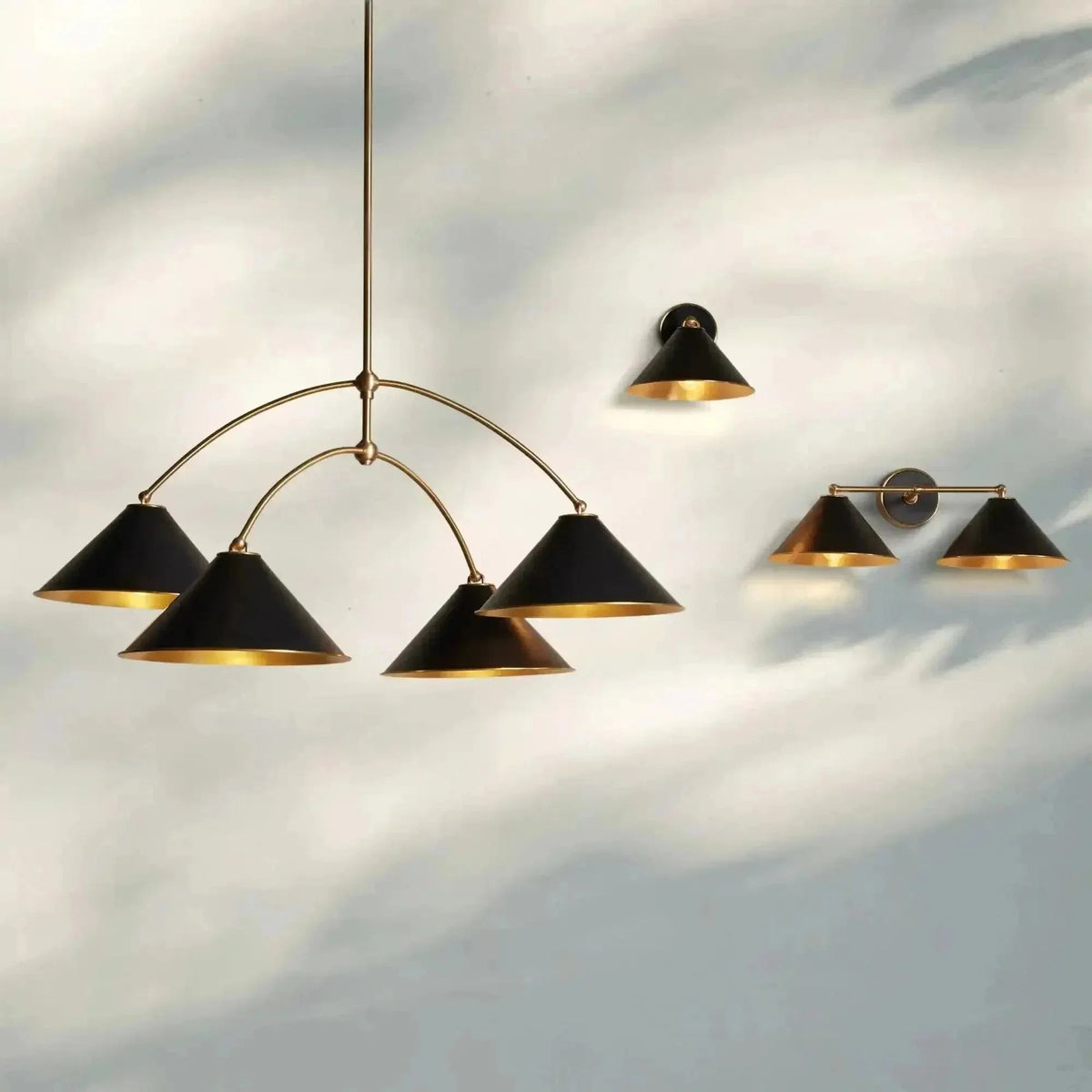 Arno 4-Light Round Chandelier - Zelno Lighting