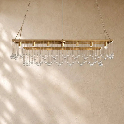 Aubray Rectangular Chandelier - Zelno