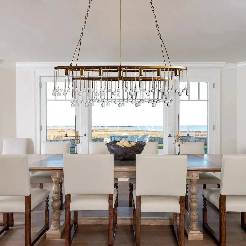 Aubray Rectangular Chandelier - Zelno