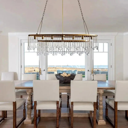Aubray Rectangular Chandelier - Zelno