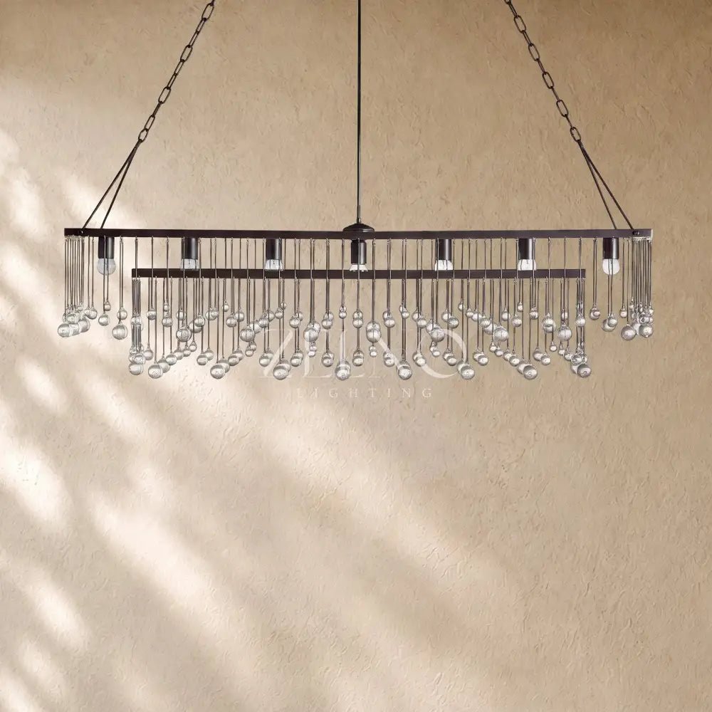 Aubray Rectangular Chandelier - Zelno