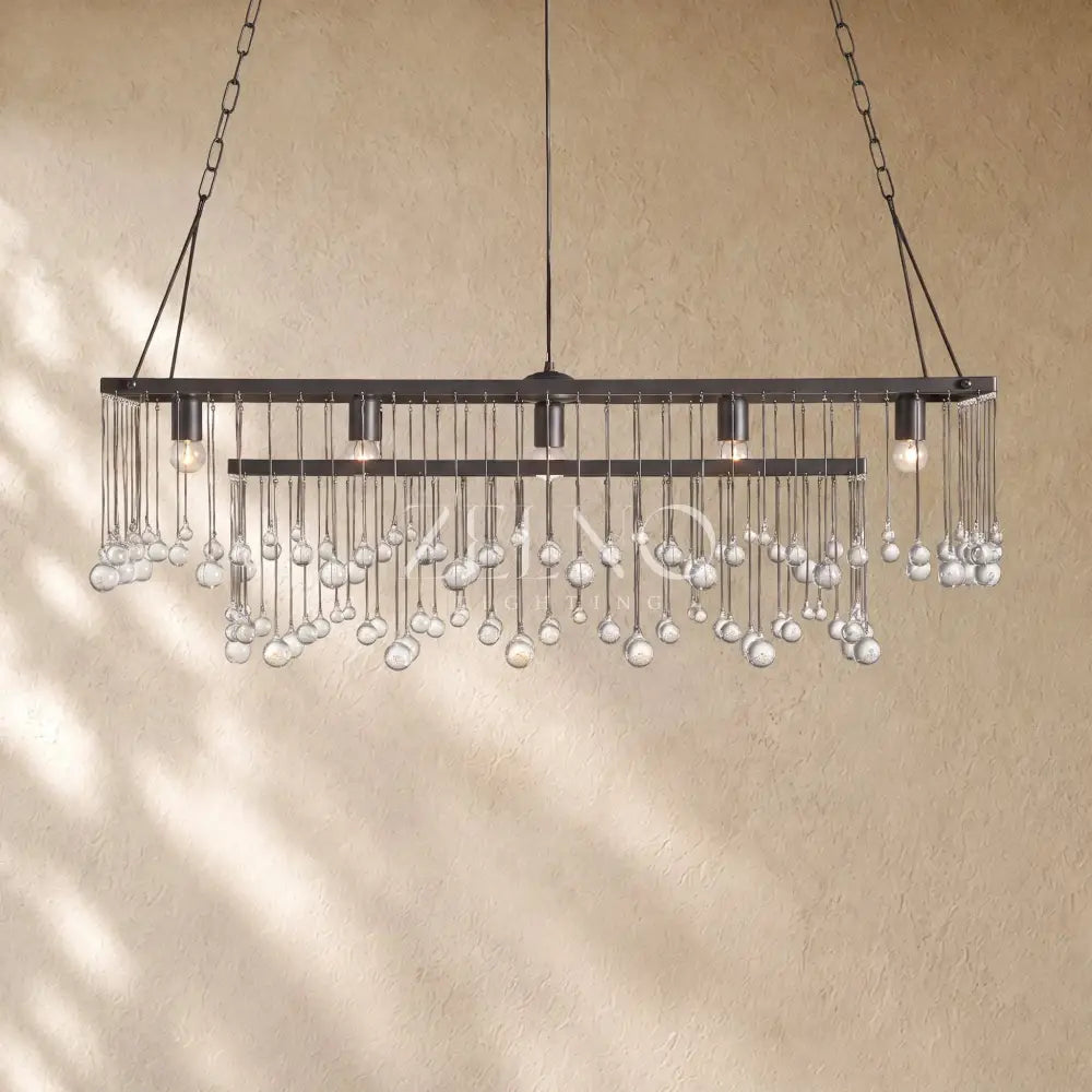 Aubray Rectangular Chandelier - Zelno