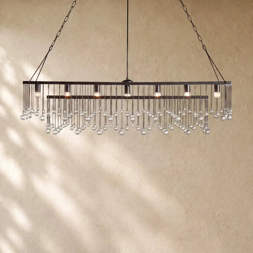 Aubray Rectangular Chandelier - Zelno