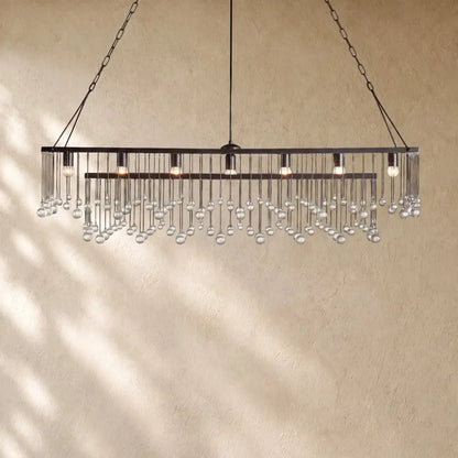 Aubray Rectangular Chandelier - Zelno