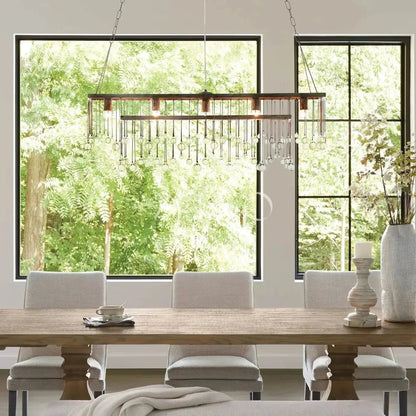 Aubray Rectangular Chandelier - Zelno