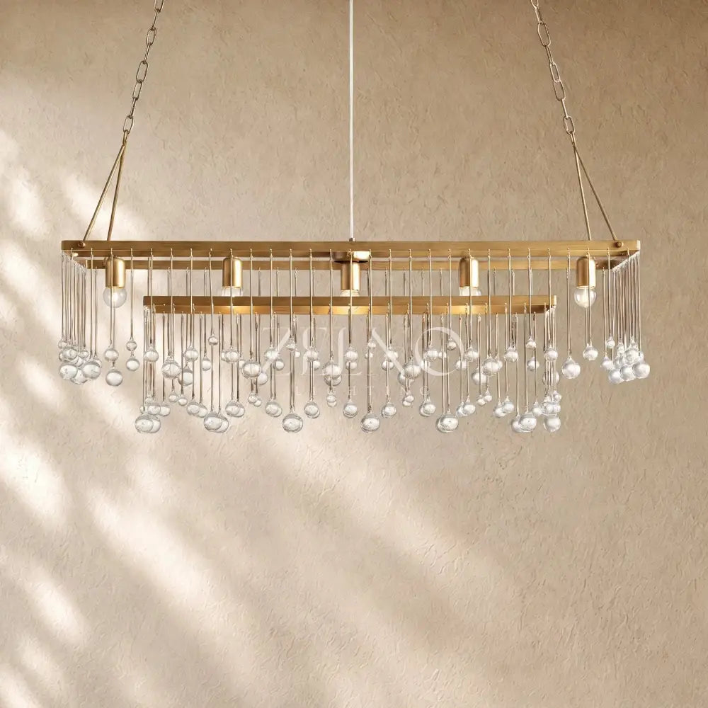 Aubray Rectangular Chandelier - Zelno