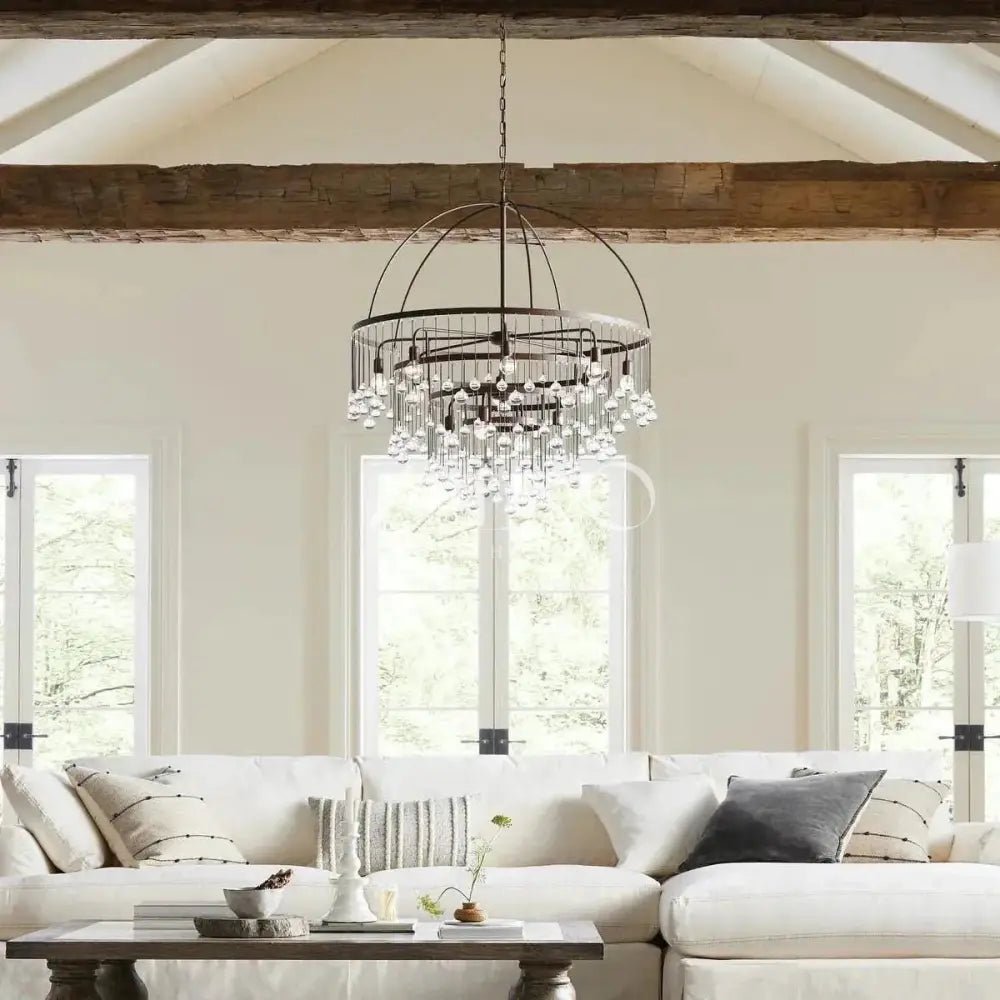 Aubray Round Chandelier - Zelno
