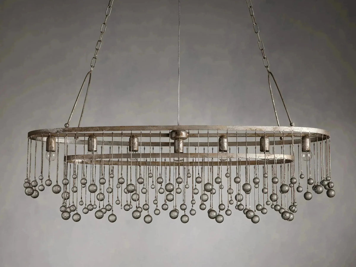 Aubrey 7 Light Oval Chandelier - Zelno