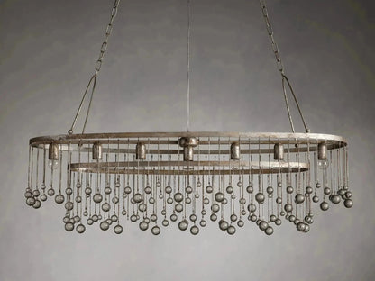 Aubrey 7 Light Oval Chandelier - Zelno