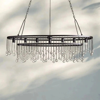 Aubrey 7 Light Oval Chandelier - Zelno Lighting
