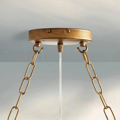 Aubrey 7 Light Oval Chandelier - Zelno Lighting
