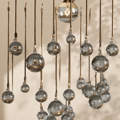 Aubrey Modern Crystal Ball 4 Tier Chandelier - Zelno Lighting