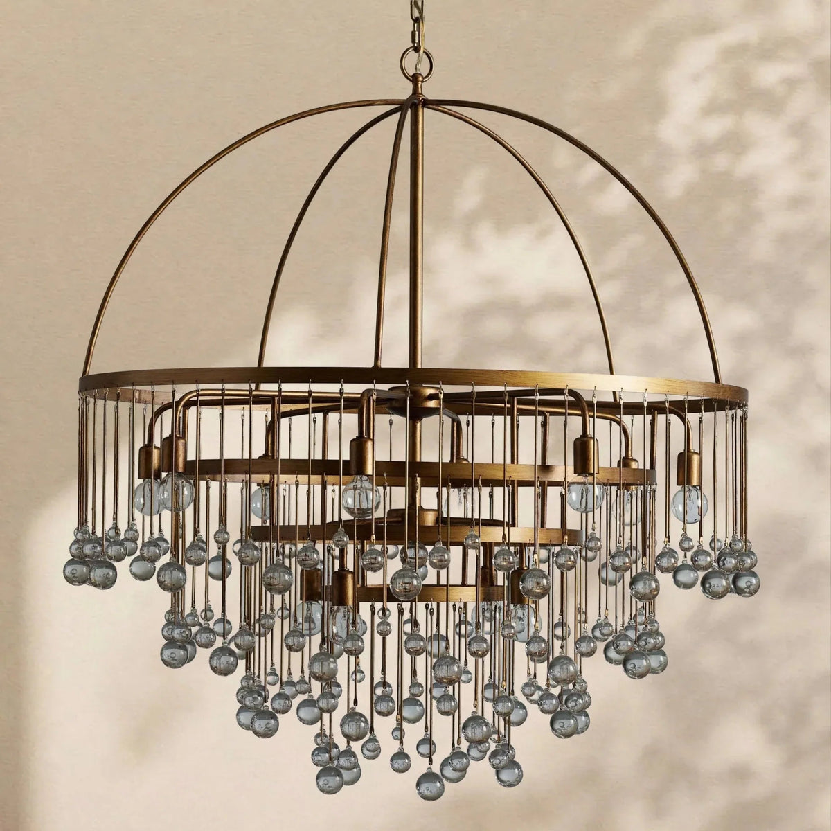 Aubrey Modern Crystal Ball 4 Tier Chandelier - Zelno Lighting