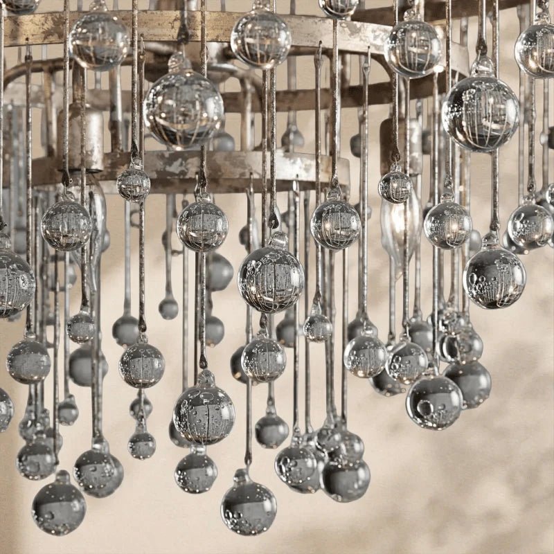 Aubrey Modern Crystal Ball 4 Tier Chandelier - Zelno Lighting